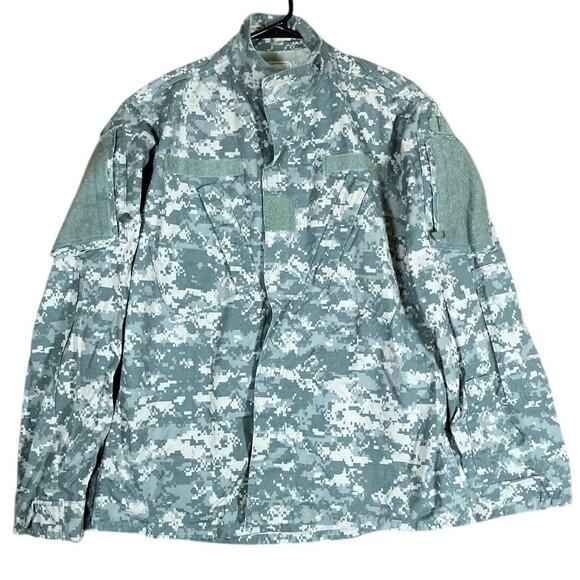 Military Army Combat Unisex Coat Green Camouflage Uniform Digicam Medium Regular - Picture 1 of 13